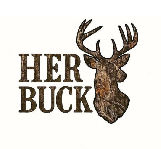 “Her Buck” Rustic Deer T-Shirt – Love with a Wild Edge