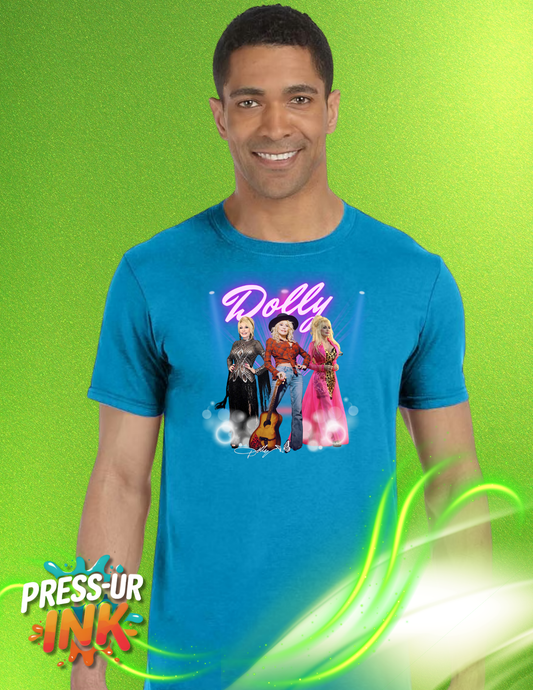 Dolly Trio Graphic Tee - Where country glam meets bold, modern style.