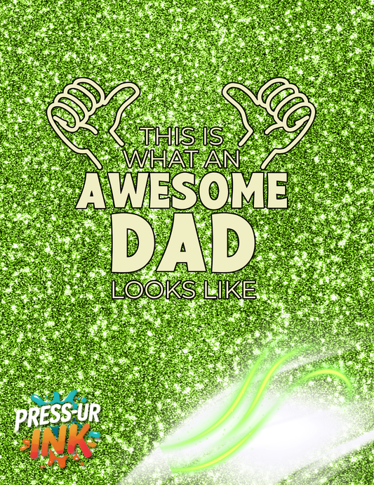 Custom Father’s Day Awesome Dad T-Shirt