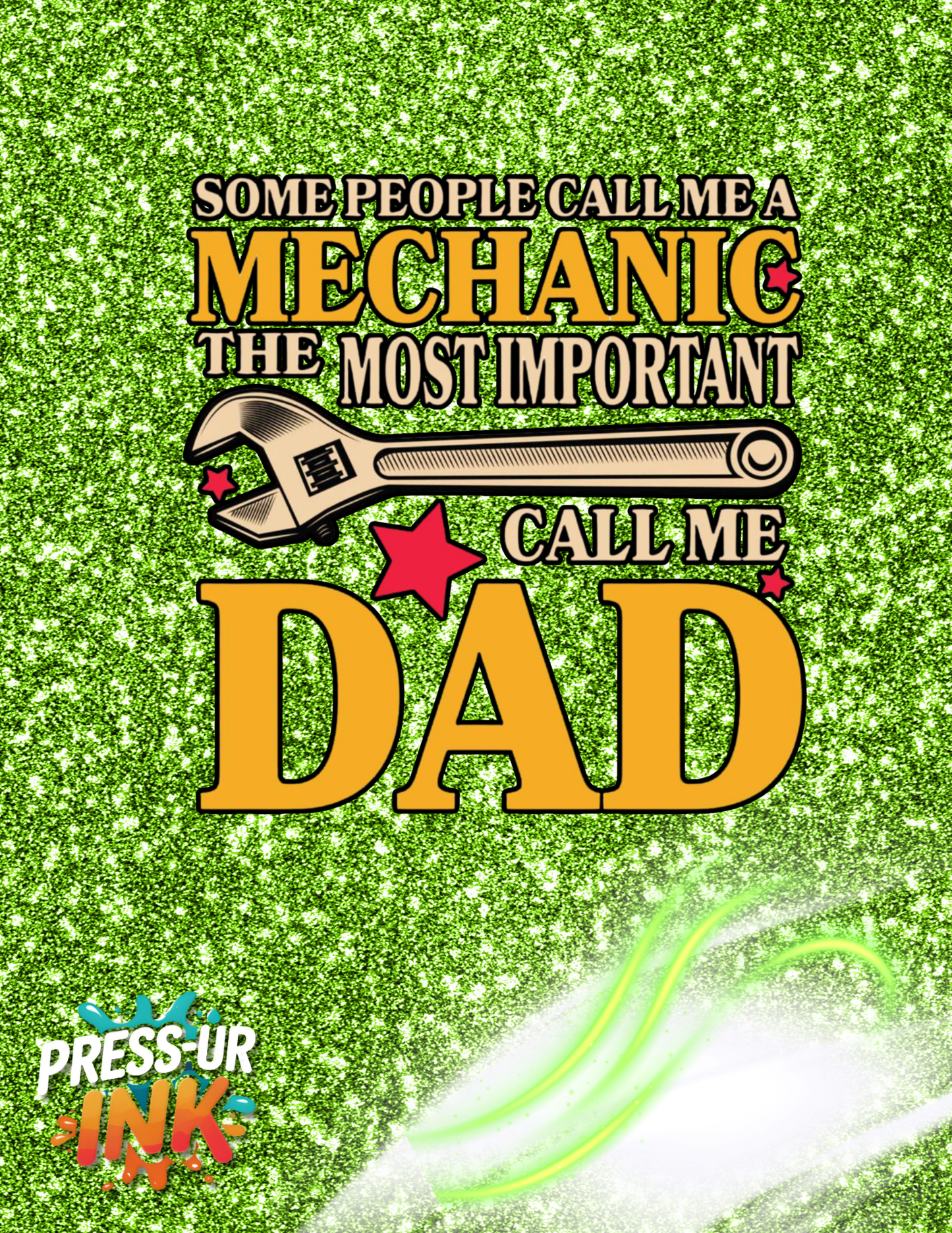 Custom Father’s Day Mechanic Gift Tee