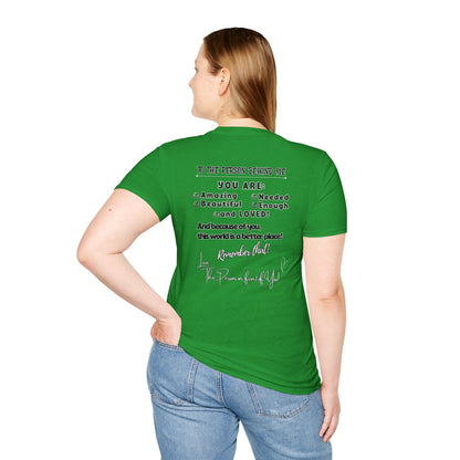To The Person Behind Me – Uplifting Kindness Message Tee | Inspirational Positive Affirmation Shirt