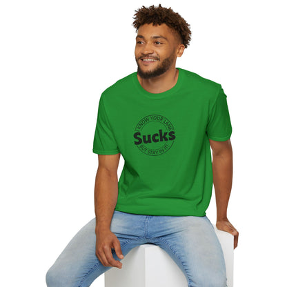 Thinks You Are! Back Print Script Tee | Minimalist Affirmation Shirt Add-On Design