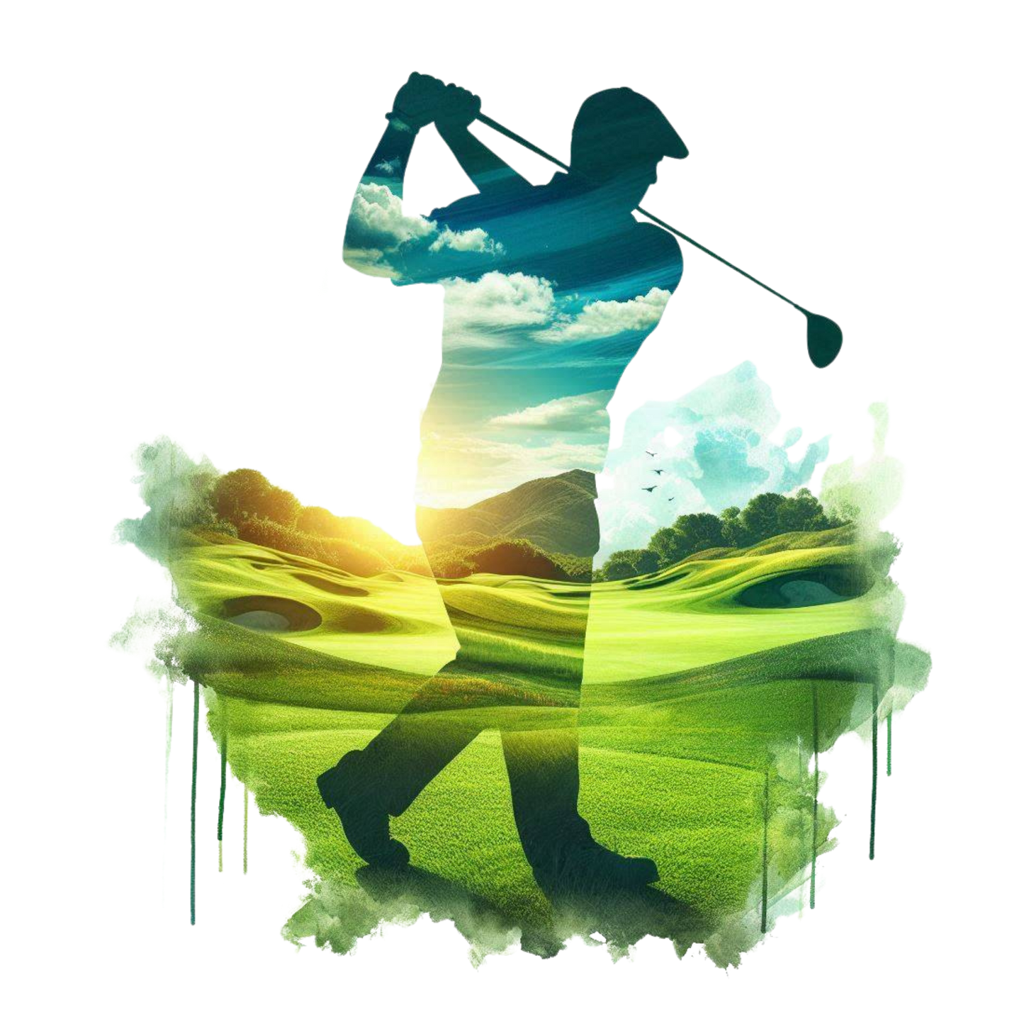 Custom Golf T-Shirt | Personalized Golfer Graphic Tee for Dad