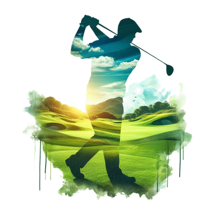 Custom Golf T-Shirt | Personalized Golfer Graphic Tee for Dad