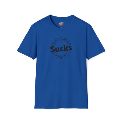 Thinks You Are! Back Print Script Tee | Minimalist Affirmation Shirt Add-On Design