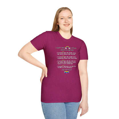 I Am An Ally – LGBTQ Support Shirt | Pride Ally Statement Tee | Inclusive Message Shirt