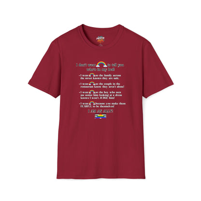 I Am An Ally – LGBTQ Support Shirt | Pride Ally Statement Tee | Inclusive Message Shirt