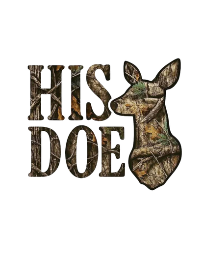 HIS DOE Camouflage Couple Tee
