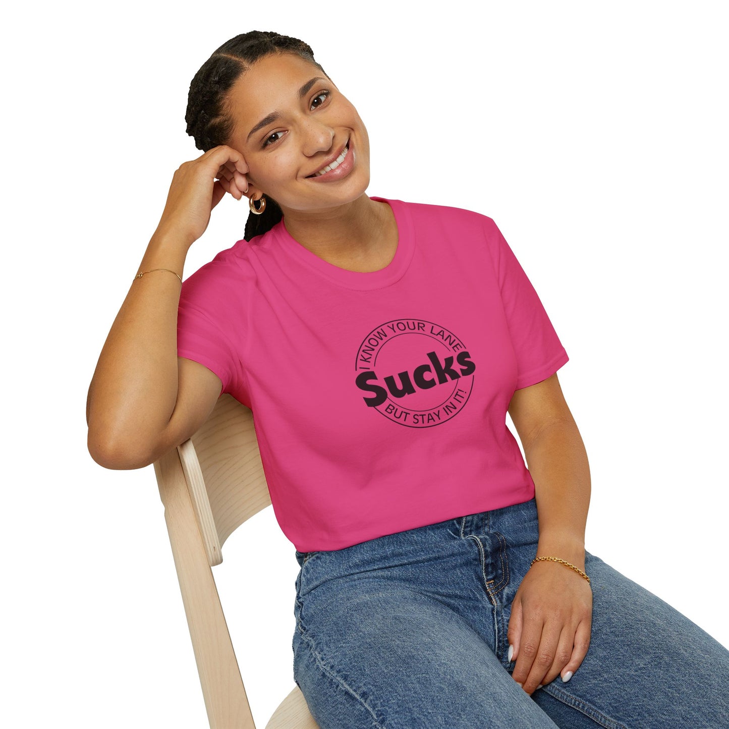 Thinks You Are! Back Print Script Tee | Minimalist Affirmation Shirt Add-On Design