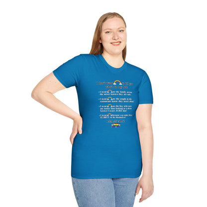 I Am An Ally – LGBTQ Support Shirt | Pride Ally Statement Tee | Inclusive Message Shirt