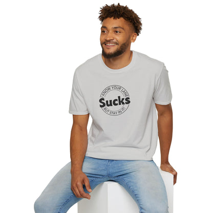 Thinks You Are! Back Print Script Tee | Minimalist Affirmation Shirt Add-On Design