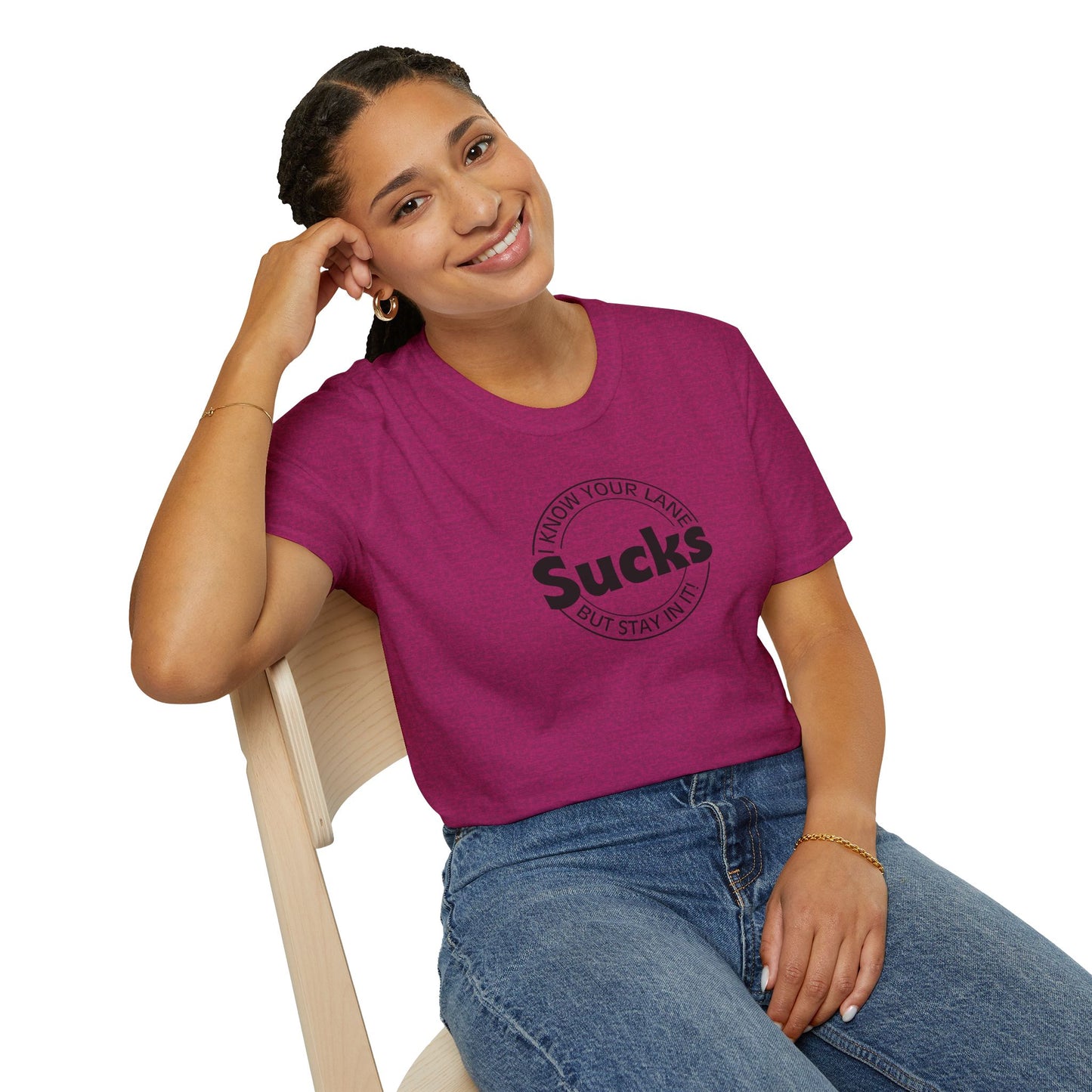 Thinks You Are! Back Print Script Tee | Minimalist Affirmation Shirt Add-On Design