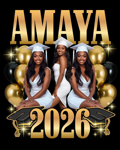 Fun & Sassy 2026 Grad T-shirts