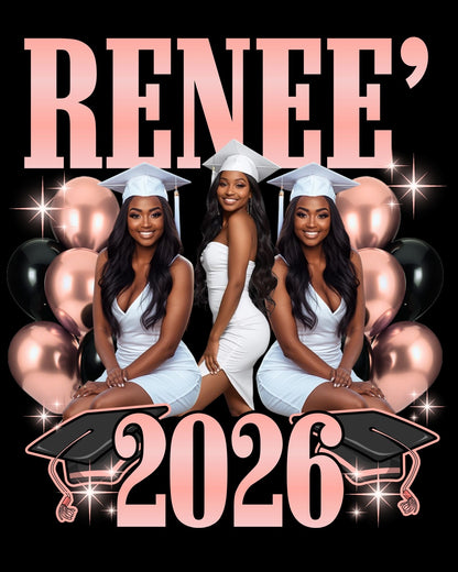Fun & Sassy 2026 Grad T-shirts