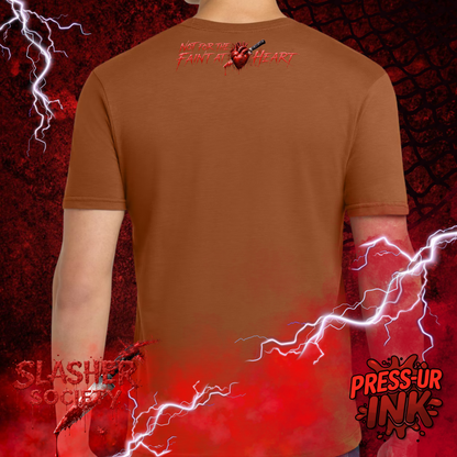 🔪😈 Slasher Society “Surrounded” Tee – Horror Circle Graphic Shirt