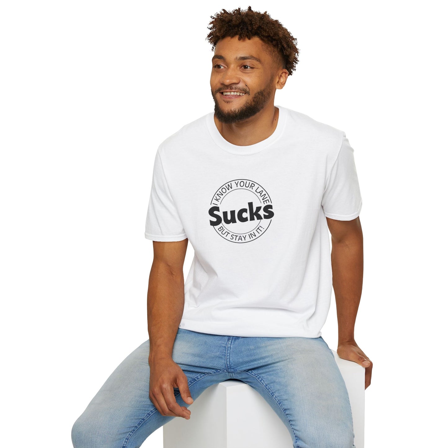 Thinks You Are! Back Print Script Tee | Minimalist Affirmation Shirt Add-On Design