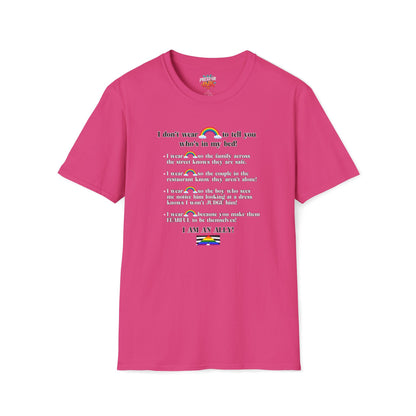 I Am An Ally – LGBTQ Support Shirt | Pride Ally Statement Tee | Inclusive Message Shirt