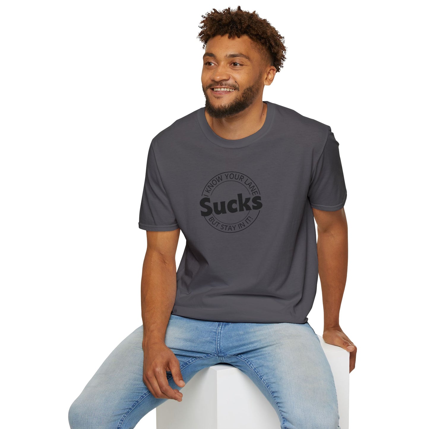 Thinks You Are! Back Print Script Tee | Minimalist Affirmation Shirt Add-On Design