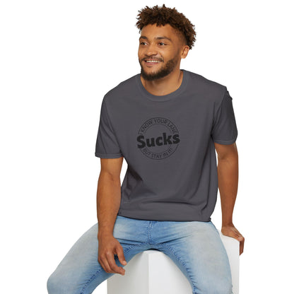 Thinks You Are! Back Print Script Tee | Minimalist Affirmation Shirt Add-On Design