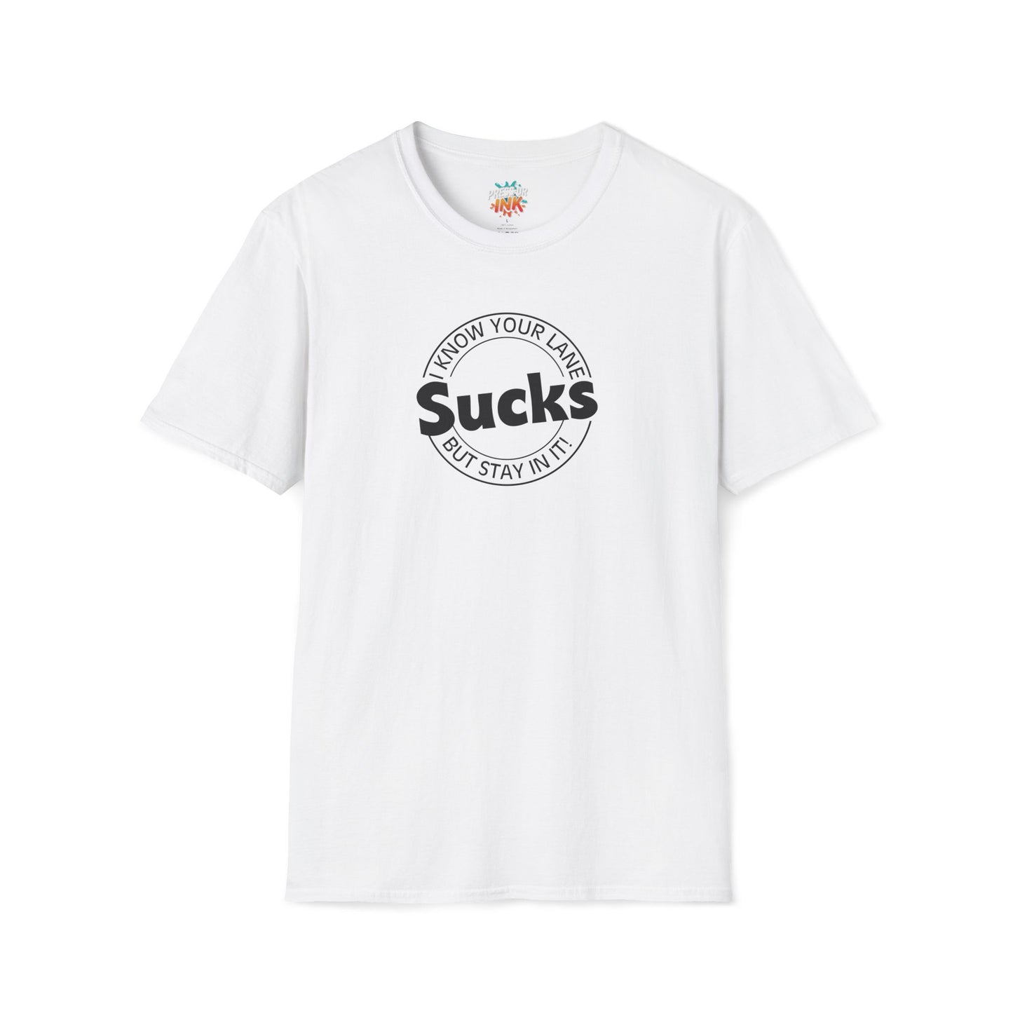 Thinks You Are! Back Print Script Tee | Minimalist Affirmation Shirt Add-On Design