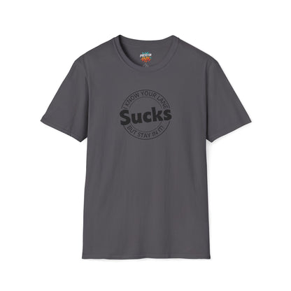 Thinks You Are! Back Print Script Tee | Minimalist Affirmation Shirt Add-On Design