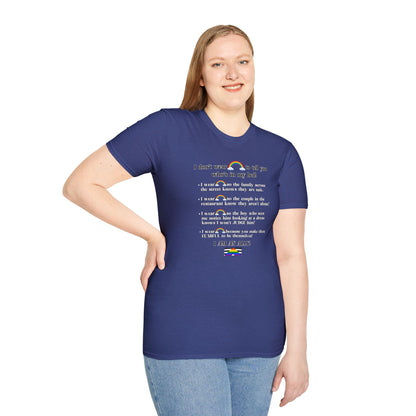 I Am An Ally – LGBTQ Support Shirt | Pride Ally Statement Tee | Inclusive Message Shirt