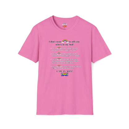 I Am An Ally – LGBTQ Support Shirt | Pride Ally Statement Tee | Inclusive Message Shirt