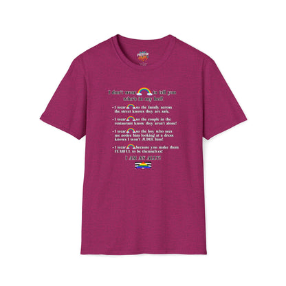 I Am An Ally – LGBTQ Support Shirt | Pride Ally Statement Tee | Inclusive Message Shirt