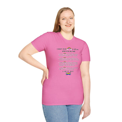 I Am An Ally – LGBTQ Support Shirt | Pride Ally Statement Tee | Inclusive Message Shirt