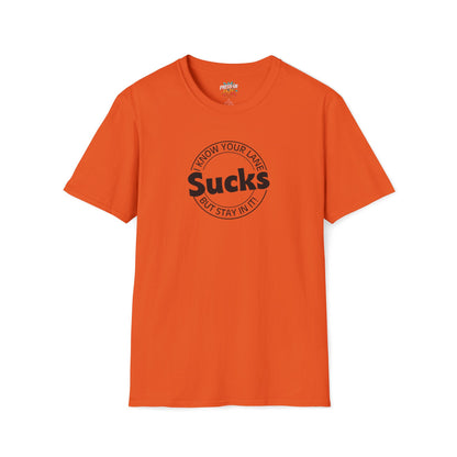 Thinks You Are! Back Print Script Tee | Minimalist Affirmation Shirt Add-On Design