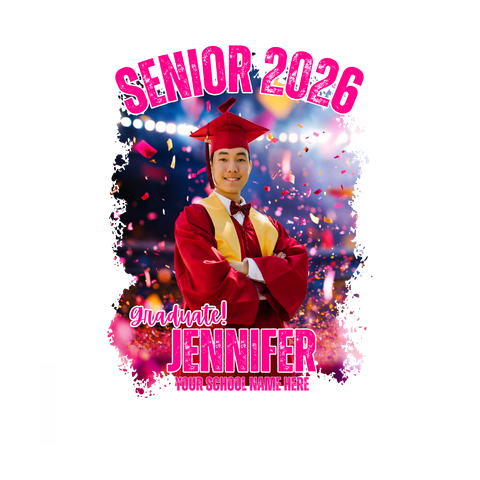 CUSTOM 2026 GRADUATE SHIRT