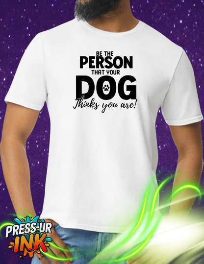Thinks You Are! – Minimalist Inspirational Script Tee | Positive Affirmation Shirt