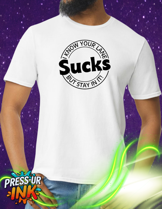 Thinks You Are! Back Print Script Tee | Minimalist Affirmation Shirt Add-On Design
