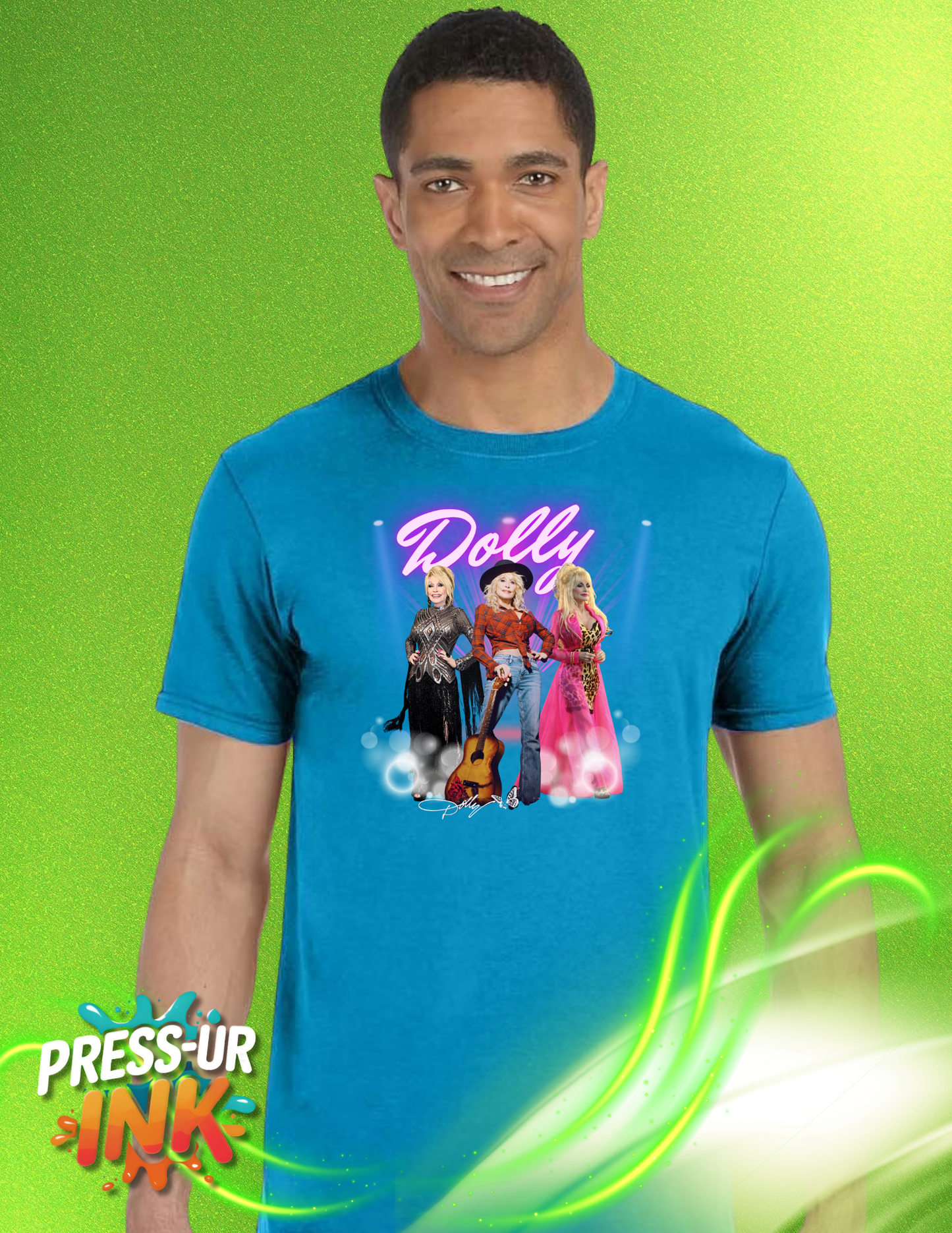 Dolly Trio Graphic Tee - Where country glam meets bold, modern style.