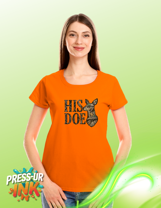 HIS DOE Camouflage Couple Tee
