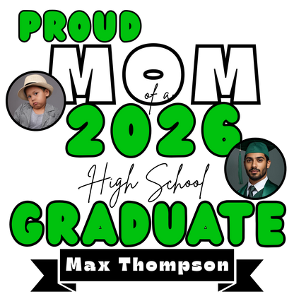Custom 2026 Graduate Photo T-Shirt – Gildan Ultra Soft