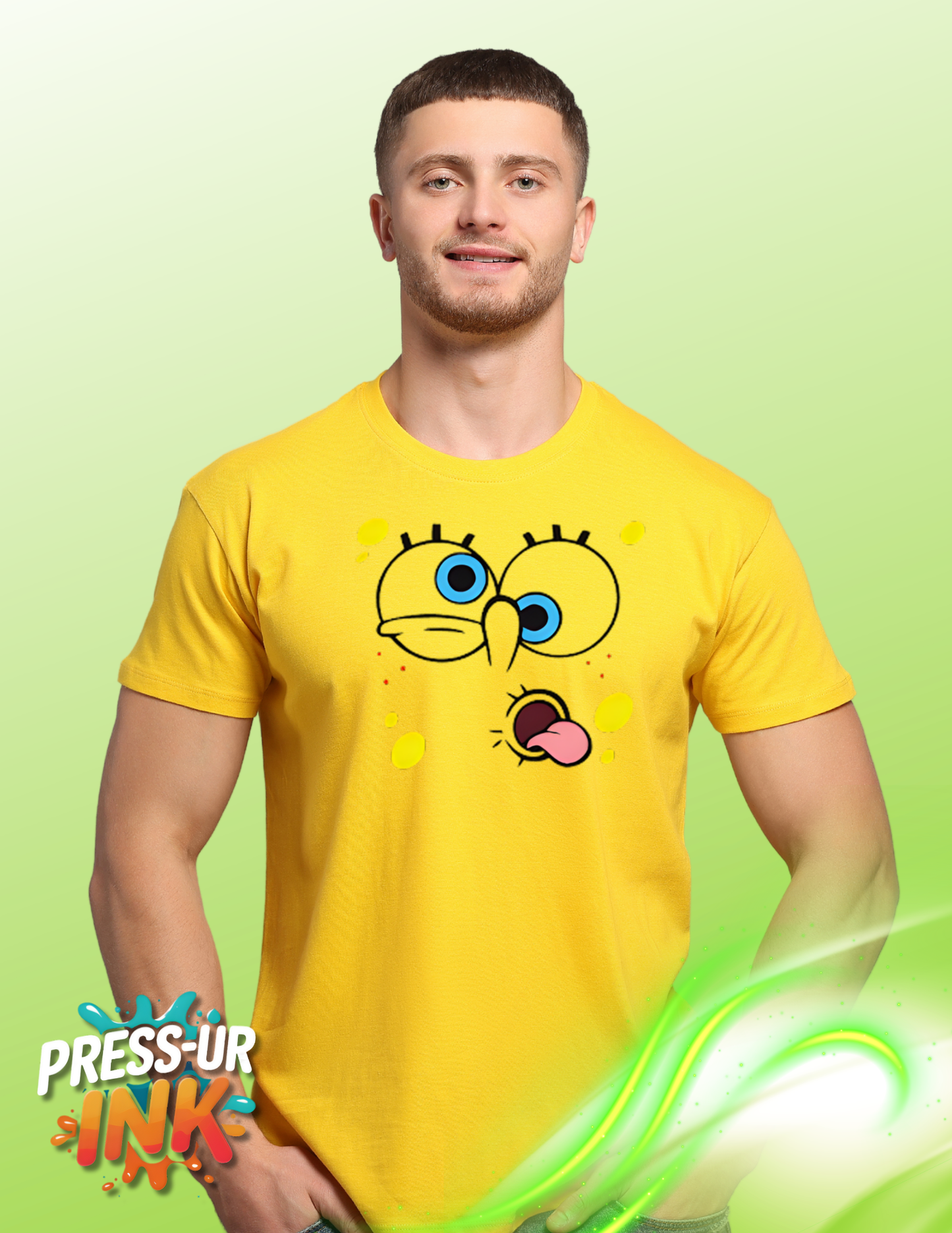 🌊🍍 Ocean Besties Cartoon Tee – Fun Duo Apparel