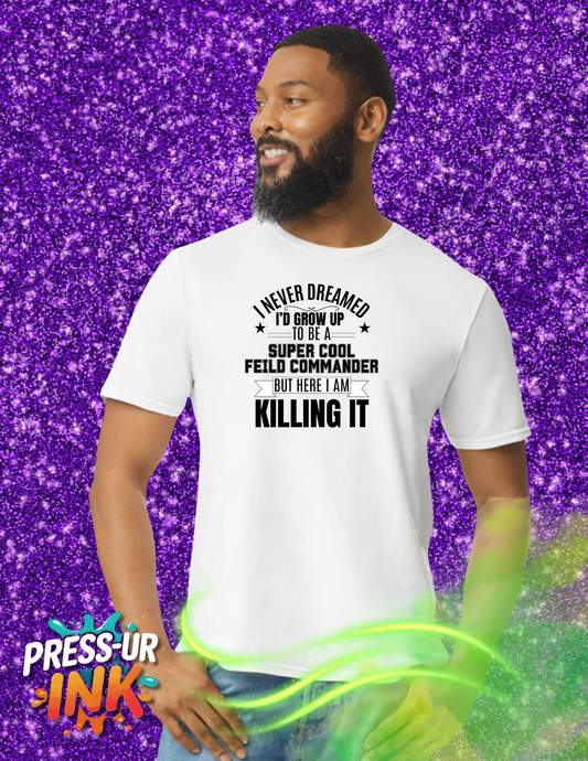 “But Here I Am” Funny Musician Tee | Tired Band Kid Shirt