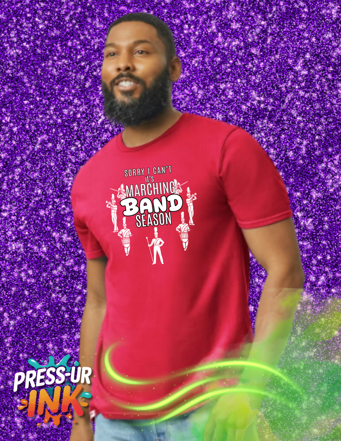 Sorry I Can’t It’s Marching Band Season Tee | Funny Band Kid Shirt