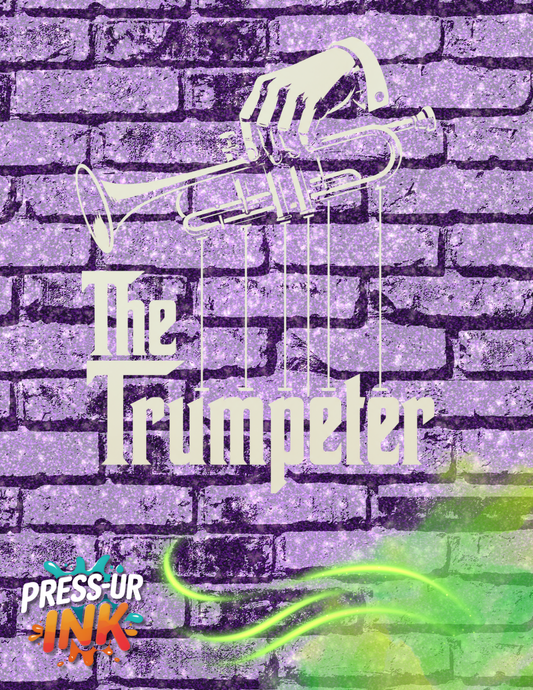 The Trumpeter Vintage Logo Tee | Godfather-Inspired Trumpet Graphic Shirt