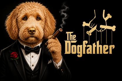 The Dogfather Shirt – Funny Dog Lover Parody Tee with Specific Breeds| Pet Owner Gift | Classic Movie-Inspired Design