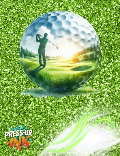 Custom Golf T-Shirt | Personalized Golfer Graphic Tee for Dad
