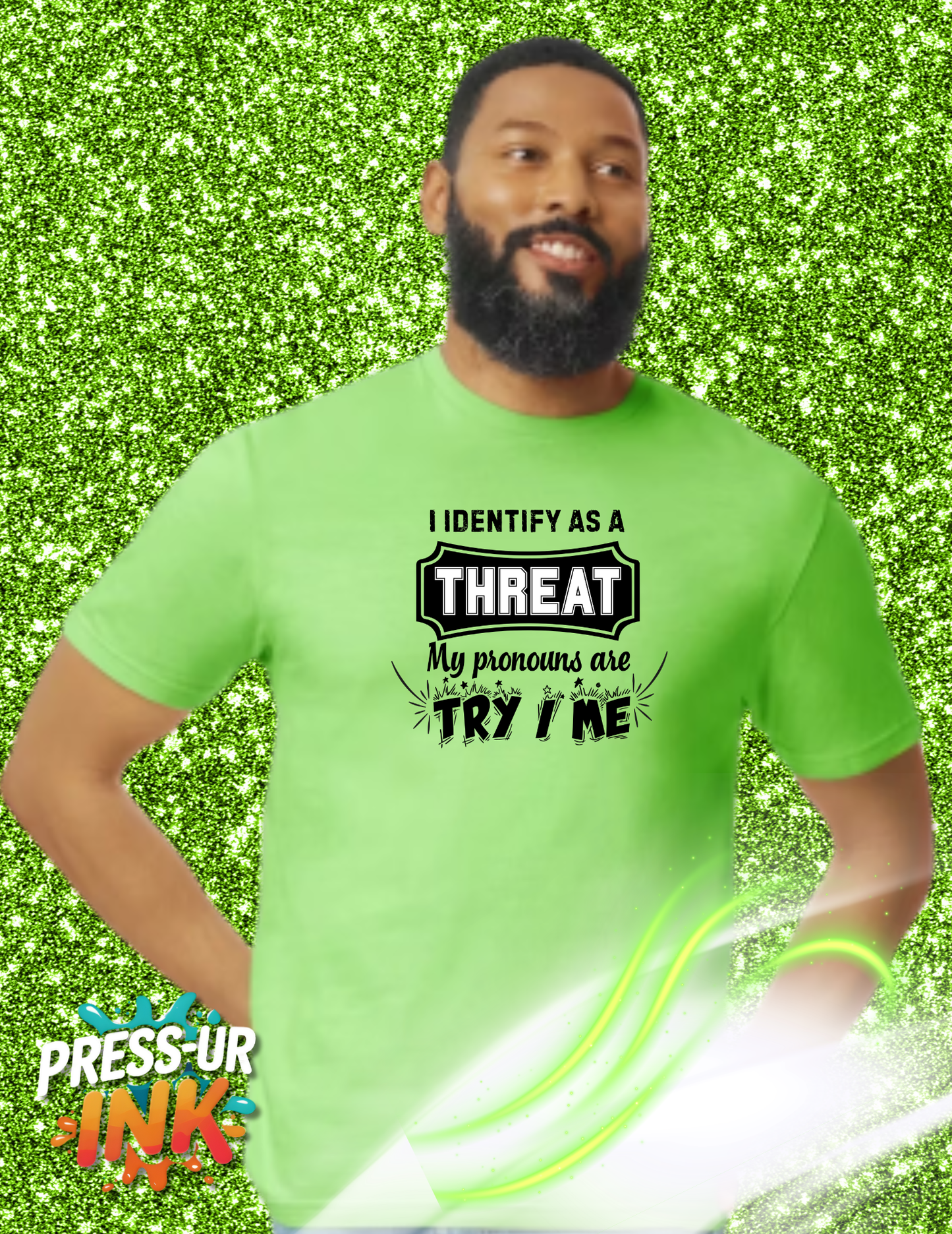 Custom Minimal THREAT Aesthetic Streetwear Shirt