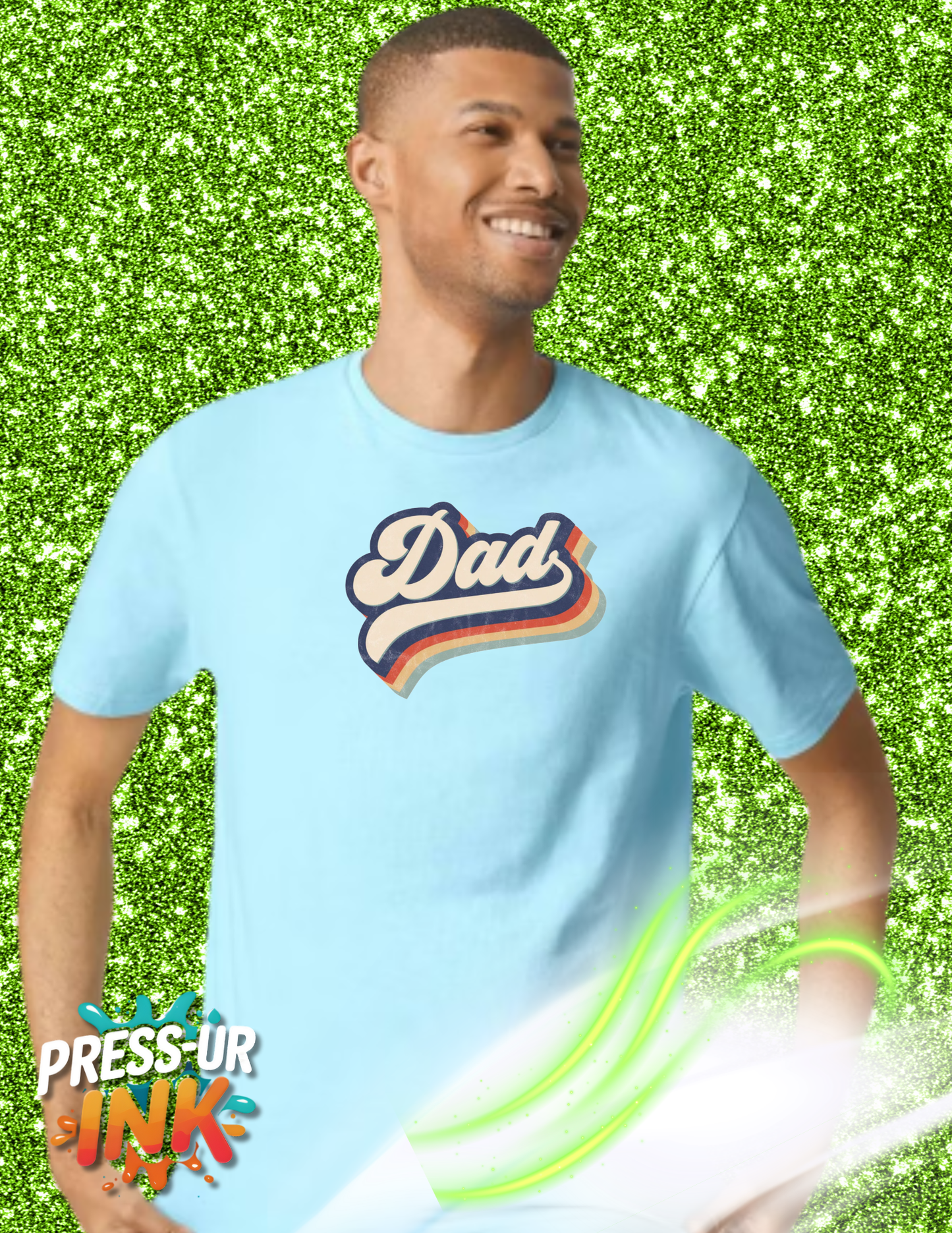 Custom Retro Dad Vintage Graphic T-Shirt