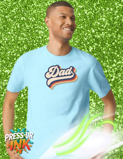 Custom Retro Dad Vintage Graphic T-Shirt