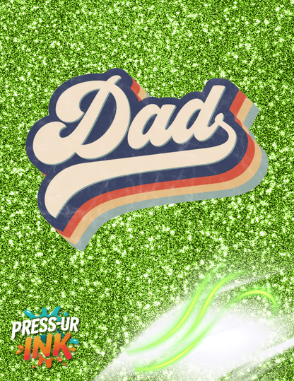 Custom Retro Dad Vintage Graphic T-Shirt