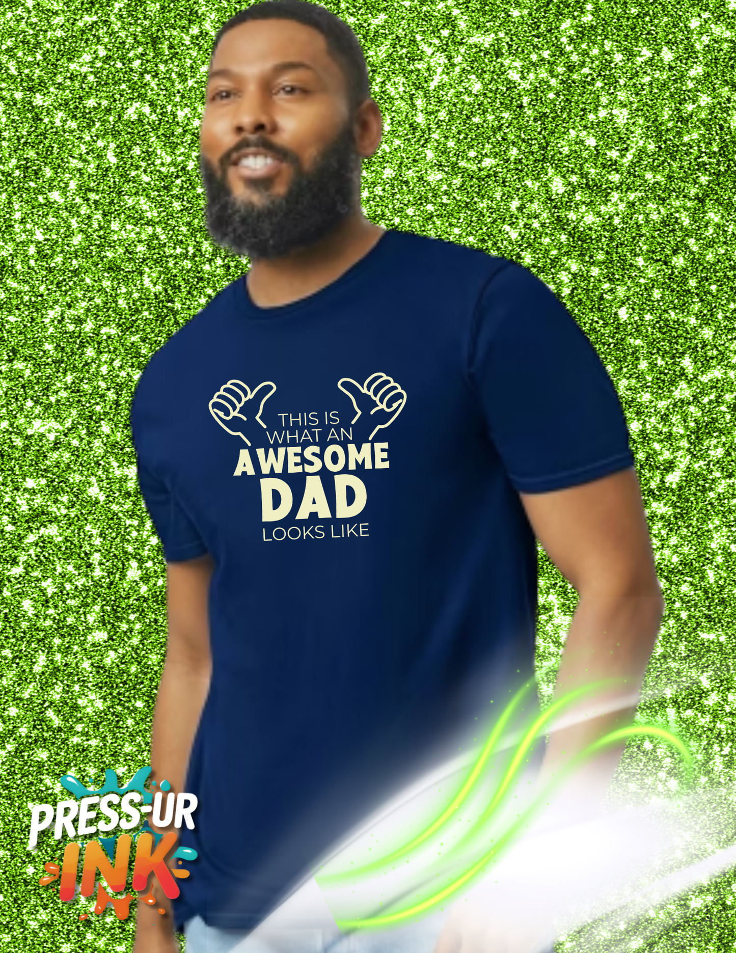 Custom Father’s Day Awesome Dad T-Shirt