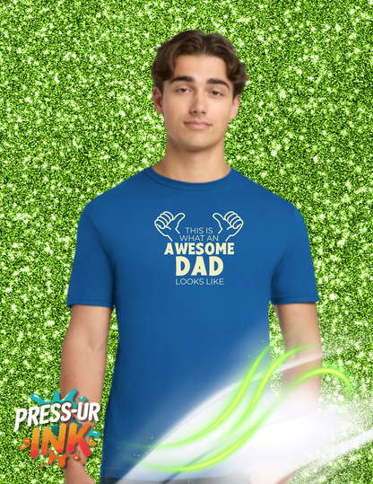 Custom Father’s Day Awesome Dad T-Shirt