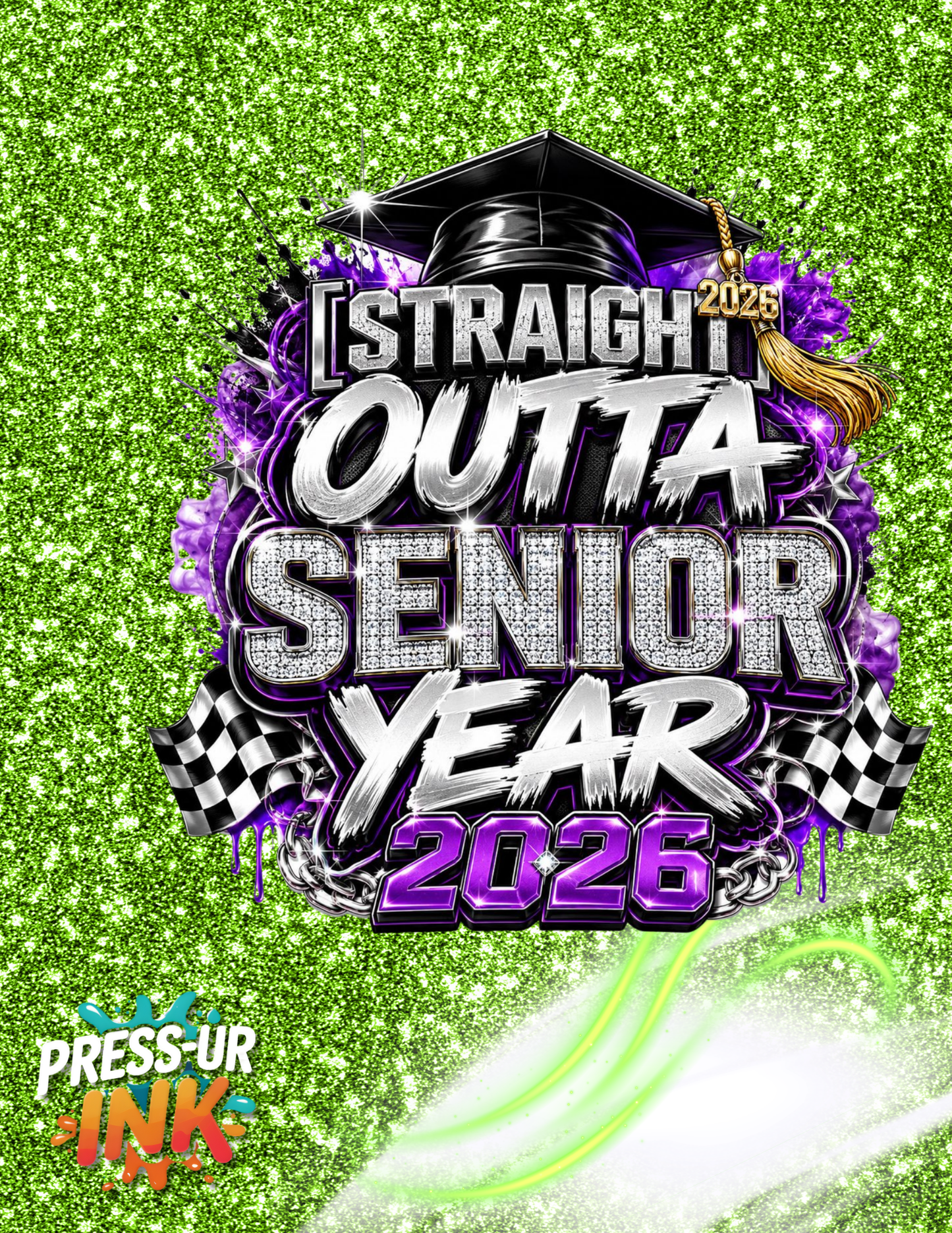 Custom Straight outta Senior Year Graduation Tees