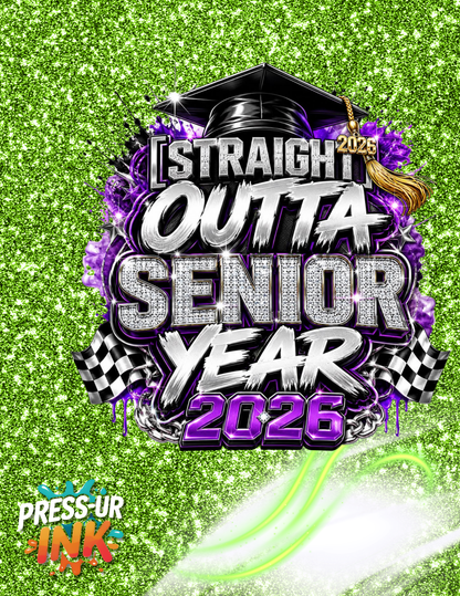 Custom Straight outta Senior Year Graduation Tees